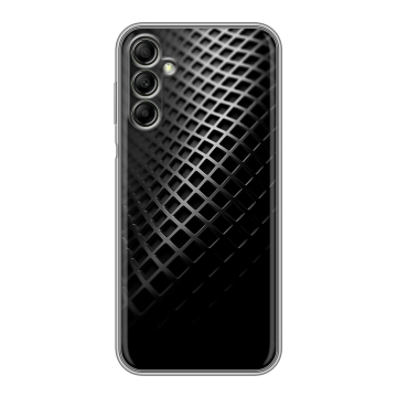 Силиконовый чехол на Samsung Galaxy A14 с принтом Текстура металла