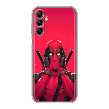 Силиконовый чехол на Samsung Galaxy A14 с принтом Дедпул Deadpool