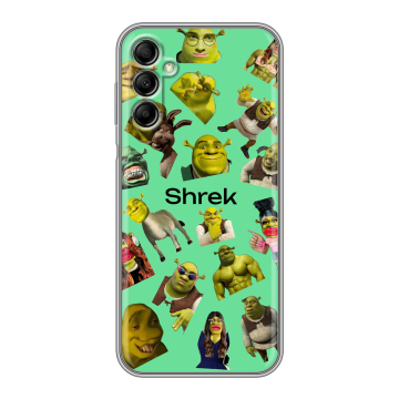Силиконовый чехол на Samsung Galaxy A14 с принтом Шрек Shrek Силиконовый чехол на Samsung Galaxy A14 с принтом Шрек Shrek
