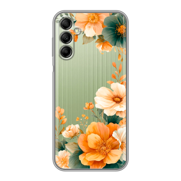 Силиконовый чехол на Samsung Galaxy A14 с принтом Цветы принт Силиконовый чехол на Samsung Galaxy A14 с принтом Цветы принт