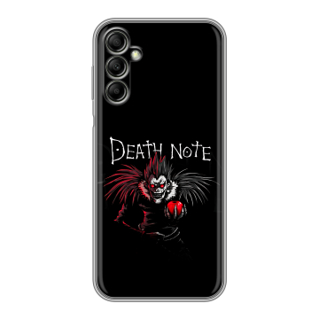 Силиконовый чехол на Samsung Galaxy A14 с принтом Death note Тетрадь смерти