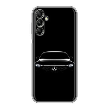 Силиконовый чехол на Samsung Galaxy A14 с принтом Mercedes Мерседес