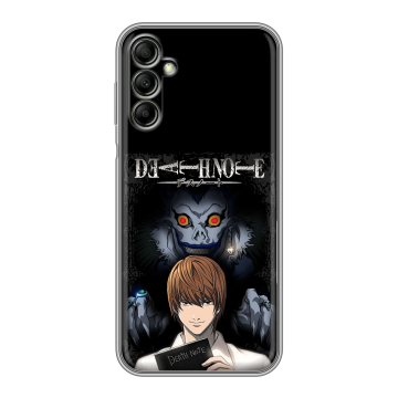 Силиконовый чехол на Samsung Galaxy A14 с принтом Death note Тетрадь смерти Силиконовый чехол на Samsung Galaxy A14 с принтом Death note Тетрадь смерти