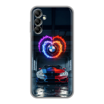 Силиконовый чехол на Samsung Galaxy A14 с принтом BMW БМВ Силиконовый чехол на Samsung Galaxy A14 с принтом BMW БМВ