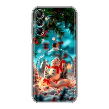 Силиконовый чехол на Samsung Galaxy A14 с принтом Новый год Силиконовый чехол на Samsung Galaxy A14 с принтом Новый год