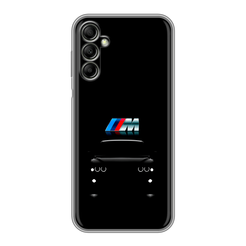 Силиконовый противоударный чехол на Samsung Galaxy A14 с принтом БМВ BMW Силиконовый противоударный чехол на Samsung Galaxy A14 с принтом БМВ BMW