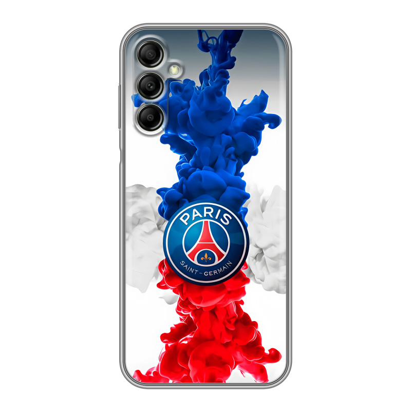 Силиконовый чехол на Samsung Galaxy A14 с принтом PSG ПСЖ Силиконовый чехол на Samsung Galaxy A14 с принтом PSG ПСЖ