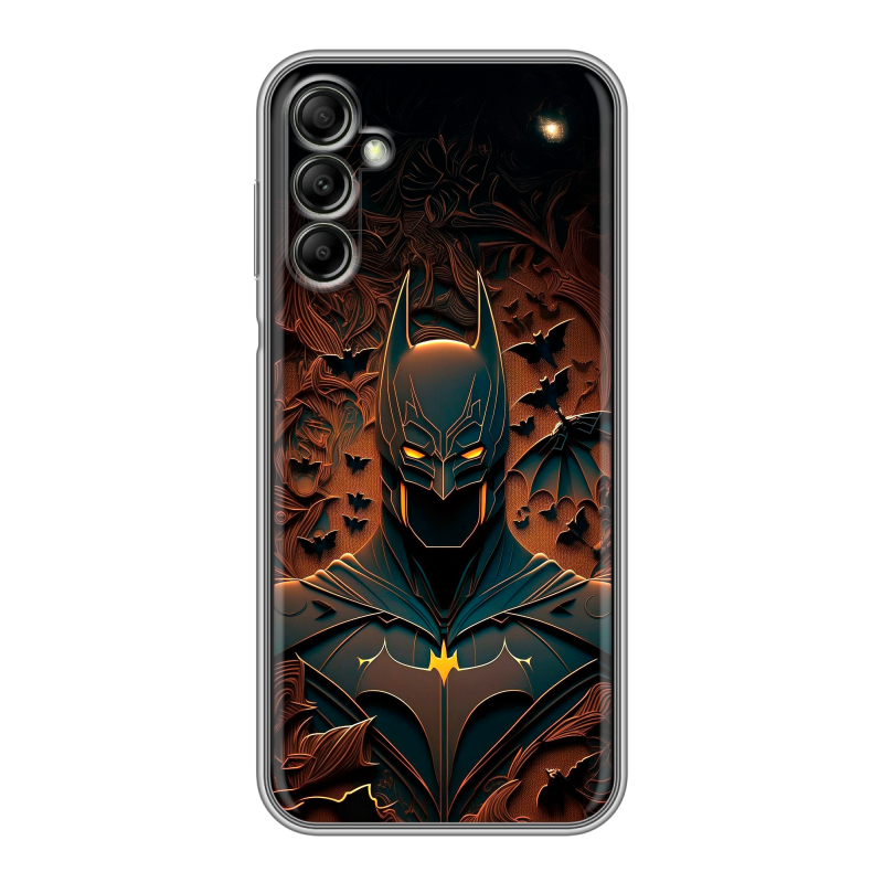 Силиконовый чехол на Samsung Galaxy A14 с принтом Batman Бэтмен Силиконовый чехол на Samsung Galaxy A14 с принтом Batman Бэтмен