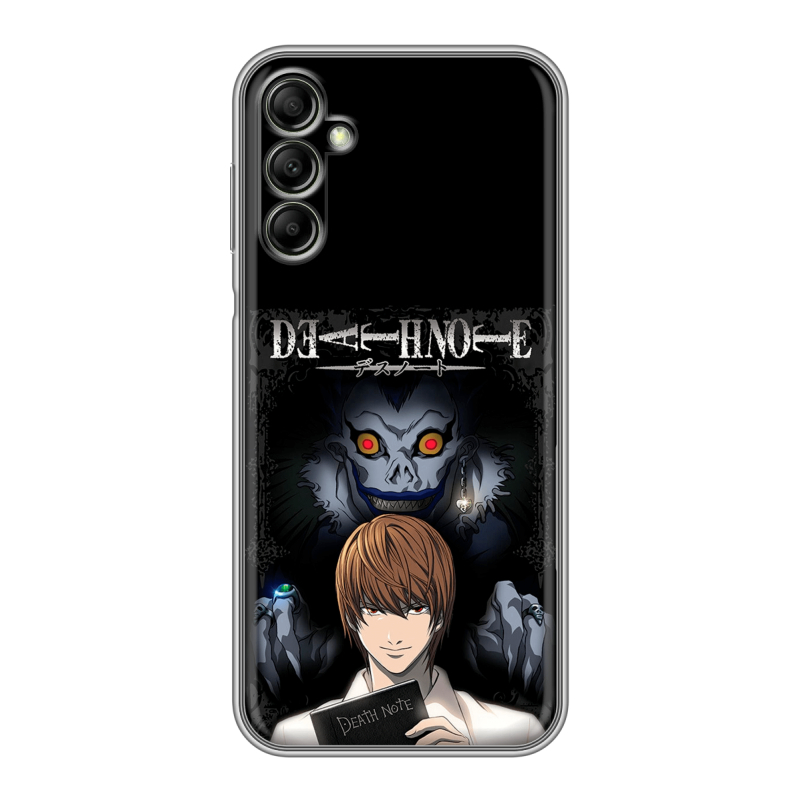 Силиконовый чехол на Samsung Galaxy A14 с принтом Death note Тетрадь смерти Силиконовый чехол на Samsung Galaxy A14 с принтом Death note Тетрадь смерти