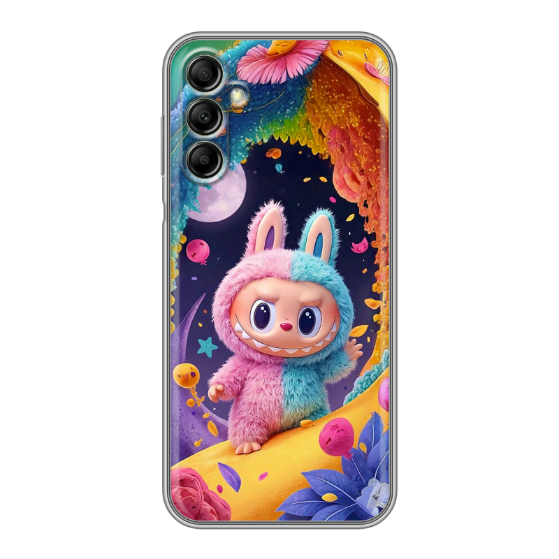Силиконовый чехол на Samsung Galaxy A14 с принтом Labubu Лабубу Силиконовый чехол на Samsung Galaxy A14 с принтом Labubu Лабубу