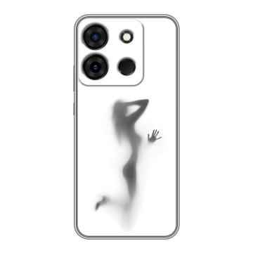 Силиконовый чехол на Infinix Smart 7 с принтом Силуэт Силиконовый чехол на Infinix Smart 7 с принтом Силуэт