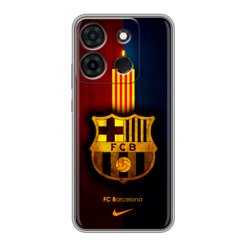 Силиконовый чехол на Infinix Smart 7 с принтом Барселона Barcelona Силиконовый чехол на Infinix Smart 7 с принтом Барселона Barcelona