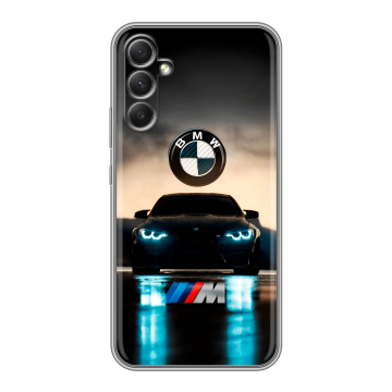 Силиконовый чехол на Samsung Galaxy A34 5G с принтом БМВ BMW Силиконовый чехол на Samsung Galaxy A34 5G с принтом БМВ BMW
