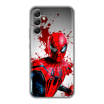 Силиконовый чехол на Samsung Galaxy A34 5G с принтом Spiderman Человек паук