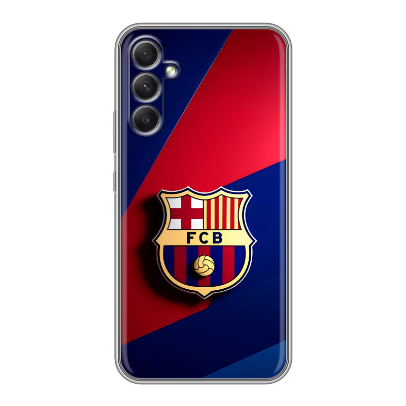 Силиконовый чехол на Samsung Galaxy A34 5G с принтом Барселона Barcelona Силиконовый чехол на Samsung Galaxy A34 5G с принтом Барселона Barcelona