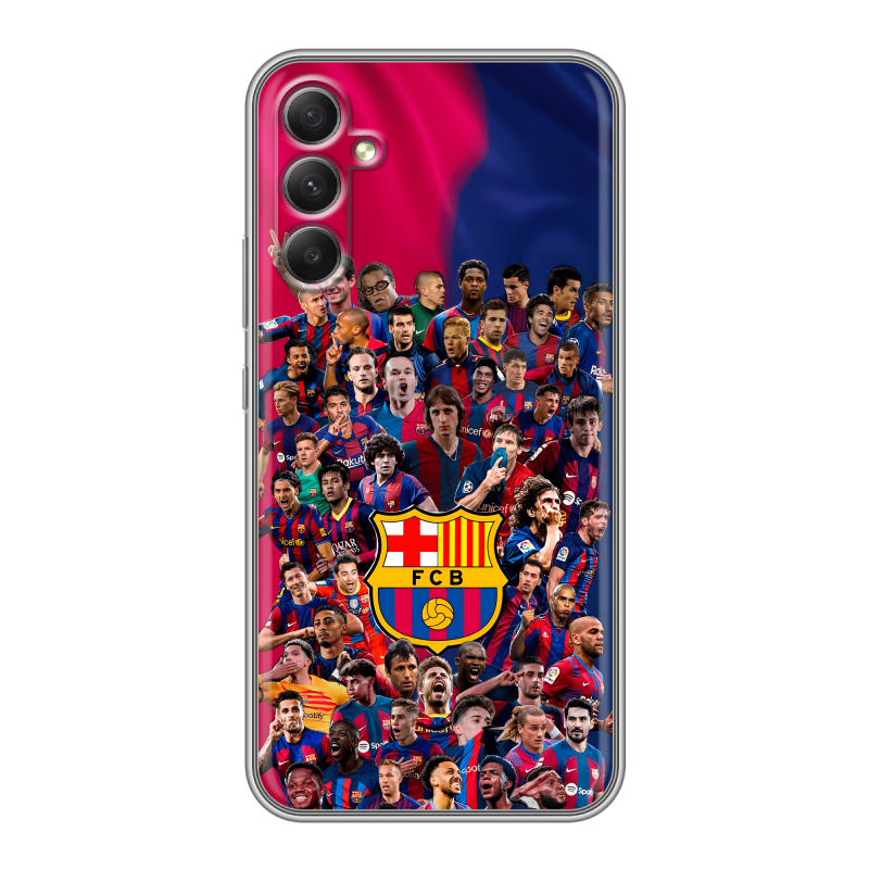 Силиконовый чехол на Samsung Galaxy A34 5G с принтом Барселона Barcelona Силиконовый чехол на Samsung Galaxy A34 5G с принтом Барселона Barcelona