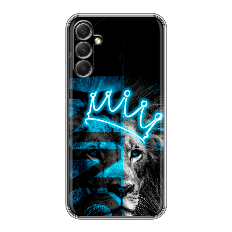 Силиконовый чехол на Samsung Galaxy A34 5G с принтом Король лев Силиконовый чехол на Samsung Galaxy A34 5G с принтом Король лев