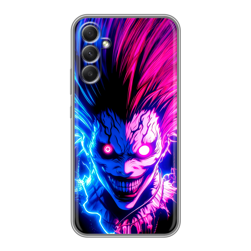 Силиконовый противоударный чехол на Samsung Galaxy A34 5G с принтом Death note Тетрадь смерти Силиконовый противоударный чехол на Samsung Galaxy A34 5G с принтом Death note Тетрадь смерти
