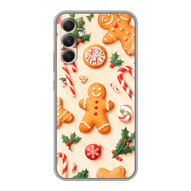 Силиконовый чехол на Samsung Galaxy A34 5G с принтом Новый год Силиконовый чехол на Samsung Galaxy A34 5G с принтом Новый год