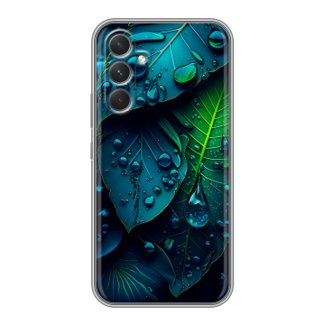 Силиконовый чехол на Samsung Galaxy A54 5G с принтом Листья