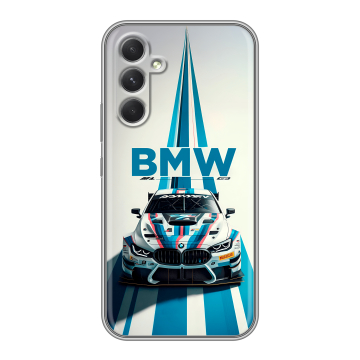 Силиконовый чехол на Samsung Galaxy A54 5G с принтом БМВ BMW