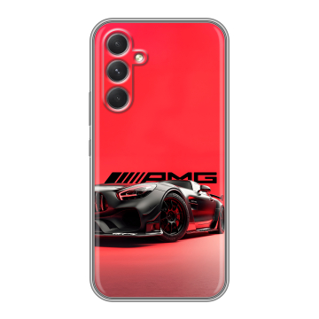 Силиконовый чехол на Samsung Galaxy A54 5G с принтом Мерседес Mercedes AMG