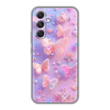 Силиконовый чехол на Samsung Galaxy A54 5G с принтом Бабочки Силиконовый чехол на Samsung Galaxy A54 5G с принтом Бабочки