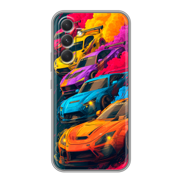 Силиконовый чехол на Samsung Galaxy A54 5G с принтом Тачки Силиконовый чехол на Samsung Galaxy A54 5G с принтом Тачки