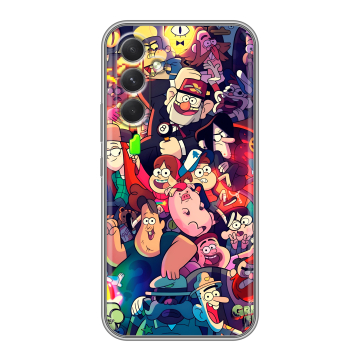 Силиконовый чехол на Samsung Galaxy A54 5G с принтом Gravity Falls Гравити Фолз