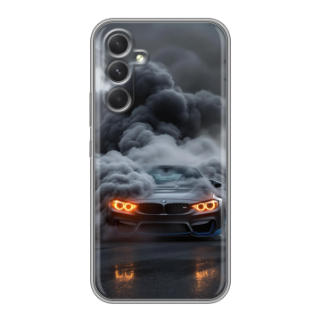 Силиконовый чехол на Samsung Galaxy A54 5G с принтом BMW БМВ Силиконовый чехол на Samsung Galaxy A54 5G с принтом BMW БМВ