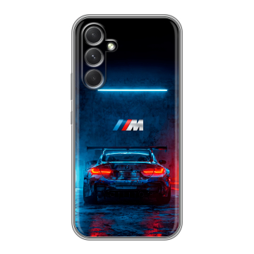 Силиконовый чехол на Samsung Galaxy A54 5G с принтом BMW БМВ
