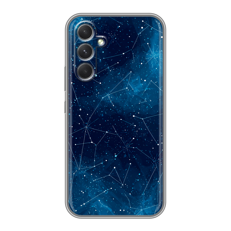 Силиконовый противоударный чехол на Samsung Galaxy A54 5G с принтом Космос звезды Силиконовый противоударный чехол на Samsung Galaxy A54 5G с принтом Космос звезды