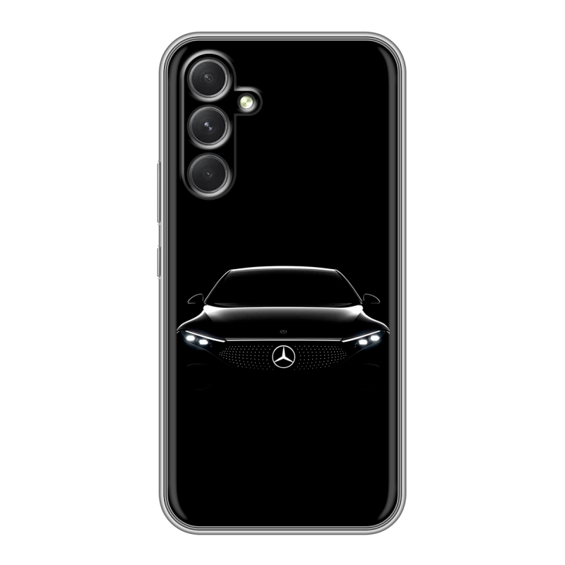 Силиконовый противоударный чехол на Samsung Galaxy A54 5G с принтом Mercedes Мерседес Силиконовый противоударный чехол на Samsung Galaxy A54 5G с принтом Mercedes Мерседес