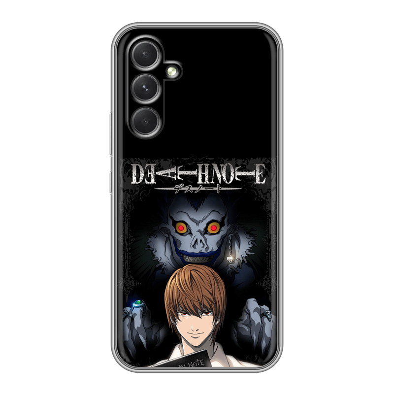 Силиконовый чехол на Samsung Galaxy A54 5G с принтом Death note Тетрадь смерти Силиконовый чехол на Samsung Galaxy A54 5G с принтом Death note Тетрадь смерти