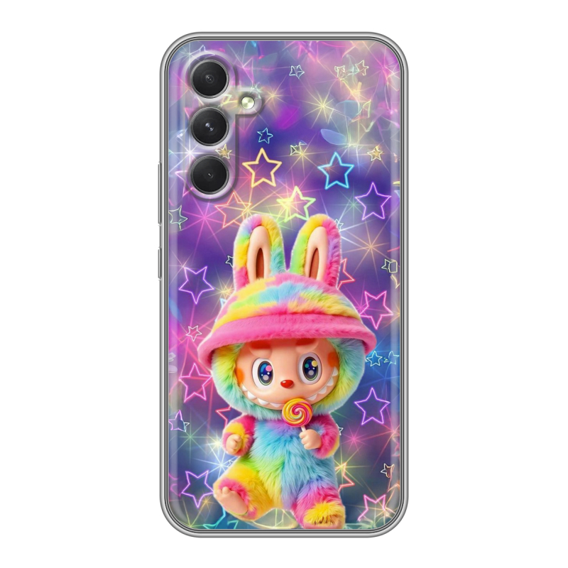 Силиконовый чехол на Samsung Galaxy A54 5G с принтом Labubu Лабубу Силиконовый чехол на Samsung Galaxy A54 5G с принтом Labubu Лабубу
