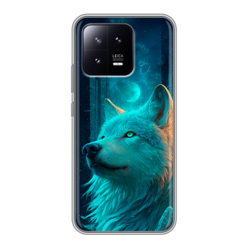 Силиконовый чехол на Xiaomi 13 с принтом бабочки саккура Силиконовый чехол на Xiaomi 13 с принтом бабочки саккура