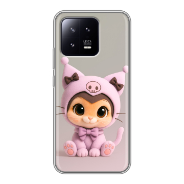 Силиконовый чехол на Xiaomi 13 с принтом Куроми Kuromi Силиконовый чехол на Xiaomi 13 с принтом Куроми Kuromi
