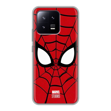 Силиконовый чехол на Xiaomi 13 с принтом человек паук spiderman
