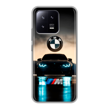 Силиконовый чехол на Xiaomi 13 с принтом БМВ BMW