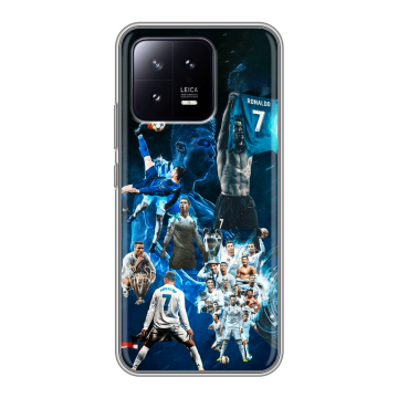 Силиконовый чехол на Xiaomi 13 с принтом Реал Роналдо
