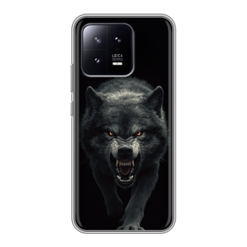 Силиконовый чехол на Xiaomi 13 с принтом Волк Силиконовый чехол на Xiaomi 13 с принтом Волк
