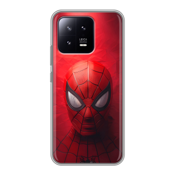 Силиконовый чехол на Xiaomi 13 с принтом Spiderman Человек паук Силиконовый чехол на Xiaomi 13 с принтом Spiderman Человек паук
