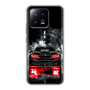Силиконовый чехол на Xiaomi 13 с принтом BMW БМВ