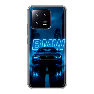 Силиконовый чехол на Xiaomi 13 с принтом BMW БМВ Силиконовый чехол на Xiaomi 13 с принтом BMW БМВ