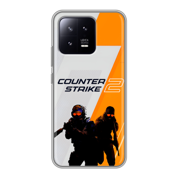 Силиконовый чехол на Xiaomi 13 с принтом Counter Strike