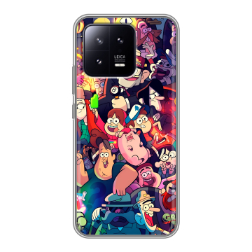 Силиконовый чехол на Xiaomi 13 с принтом Gravity Falls Гравити Фолз