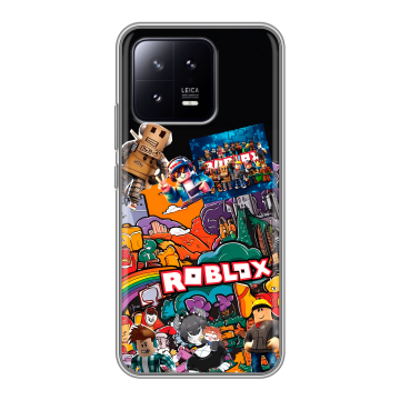 Силиконовый чехол на Xiaomi 13 с принтом Roblox Роблокс Силиконовый чехол на Xiaomi 13 с принтом Roblox Роблокс