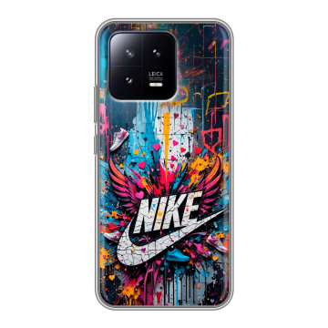 Силиконовый чехол на Xiaomi 13 с принтом Nike Найк Силиконовый чехол на Xiaomi 13 с принтом Nike Найк