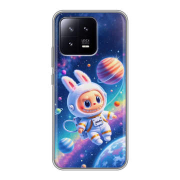 Силиконовый чехол на Xiaomi 13 с принтом Labubu Лабубу Силиконовый чехол на Xiaomi 13 с принтом Labubu Лабубу