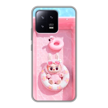 Силиконовый чехол на Xiaomi 13 с принтом Labubu Лабубу Силиконовый чехол на Xiaomi 13 с принтом Labubu Лабубу